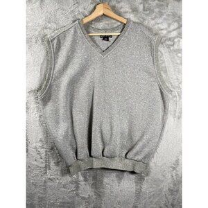 Vintage Y2K, Golf Sweater, Vest, Nike Gray Knit Pull Over From The 90S 2000 XL